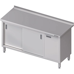 Wall table with cabinet (P), sliding door 1700x600x850 mm