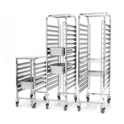 Trolley for transporting sheets 15x 600x400
