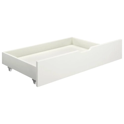 Drawers under the bed, 2 pcs, white, solid pine wood