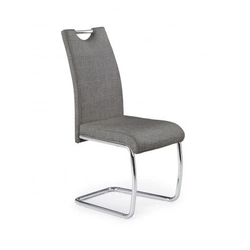 K349 gray chair with a handle on a silver skid ☞ BUY NOW - GET A DISCOUNT