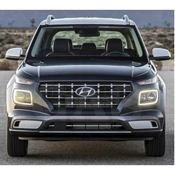 Hyundai Venue - Chrome Strips Grill Chrome Dummy Bumper Tuning