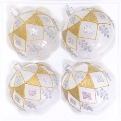 Set of Christmas decorations Ball Clear 1111B930/10