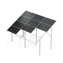 Free-standing ground supporting structure 4x4 HORIZONTAL layout