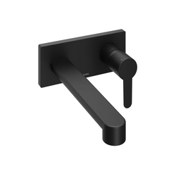 Built-in washbasin faucet Ravak Puri with concealed part, PU 019.20 black