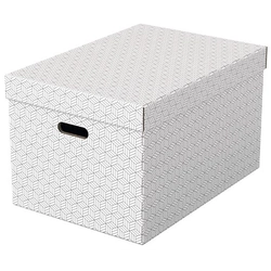 Storage box, size L, ESSELTE Home, white