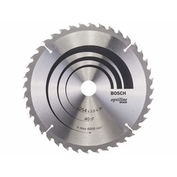 Bosch circular saw blade 254 x 30 mm | number of teeth: 60 db | cutting width: 2 mm