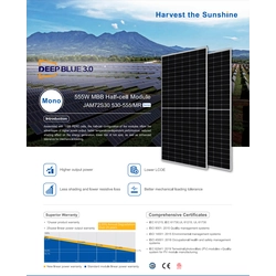 JA Solar Solar Panel 545W JAM72S30 545/MR