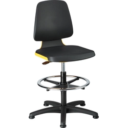 Bimos work chair Labsit 3, PU orange seat height 520-770 mm