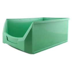 Plastic storage box "D" green, 500 * 310 * 200 mm