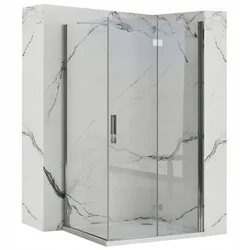 Rea Molier Chrome shower cabin 100x90