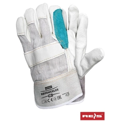 Protective gloves reinforced with grain leather | RBPOWERLUX