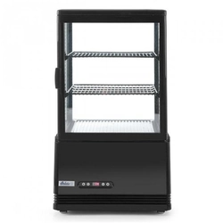 Adjustable refrigerated display case, 58 liters - black HENDI 233627 233627