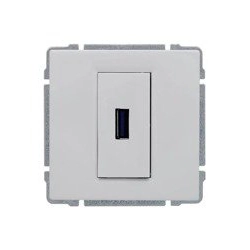 KOS | Kos 66 | White | USB 3.0 multimedia socket, 660451