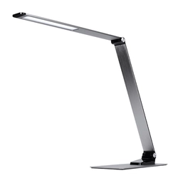 Solight LED table lamp dimmable, 11W, chromaticity change, brushed aluminum, silver, WO51-S