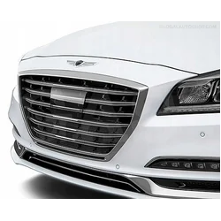 Hyundai Genesis G80 - Chrome Strips Grill Chrome Dummy Bumper Tuning