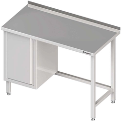 Wall table with cabinet (L), without shelf 1900x600x850 mm