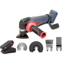 Güde MW-18-0+LGAP 18-3020 battery-operated oscillating multi-machine 18 V | 5000 - 200001/min | Oscillation angle 3 ° | Carbon brush | 1 x 2 Ah battery + charger | In a cardboard box