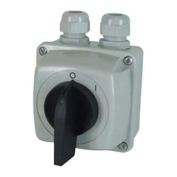 Off-load switch Elektromet 921613 On/Off switch IP44 Plastic Turn button Screw connection