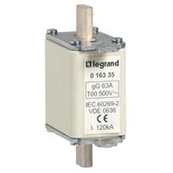 Knife blade fuse Legrand 016325 NH00 AC/DC gL/gG (cable protection/equipment protection) Top fuse status indicator