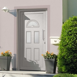 White entrance door, 98 x 198 cm