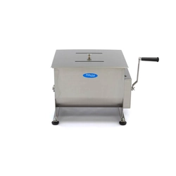Meat mixer 30 liters, double shaft, manual, 455x385x355h mm, lid included
