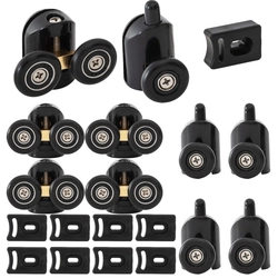 A set of universal black rollers for the cabin