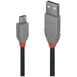 USB kabel LINDY 36731 USB 2.0 Konektor USB-A samec, konektor USB Micro-B samec 0.50 m