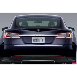 TESLA Model S - CHROME STRIP Chrome hatch