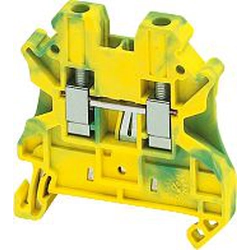 Schneider Protective connector 2-przewodowa 4mm2 green-yellow (NSYTRV42PE)