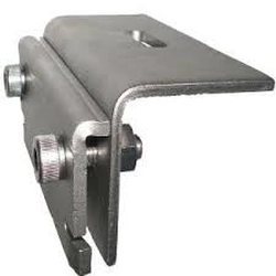 Roof bracket for folded roof, stainless steel