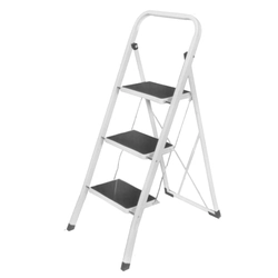 Folding Metal Ladder, 3 Steps, Height 105 Cm, Anti-Slip System
