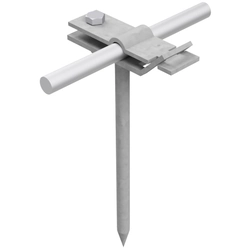 Hammer-on universal holder; h = 25cm, B up to 30mm / OG /