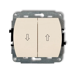 Venetian blind switch/-push button Karlik 1WP-8 Beige IP20