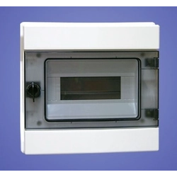 Elektro-Plast Modular hermetic switchgear 1x8 with lock, surface-mounted IP65 RH-8/Z (36.9)