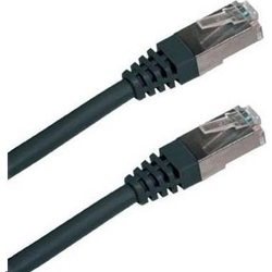 Patch cable Cat5E, FTP - 0,5m, black