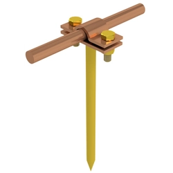 Hammer-on wire holder; h = 18cm / CU /