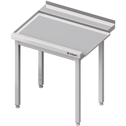 Unloading table (L), without shelf, for STALGAST dishwasher 1100x750x880 mm, screwed