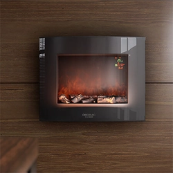Wall Decorative Electric Fireplace Cecotec Warm 2600 Curved Flames 2000W