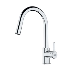 Washbasin faucet Franke Lina, with pull-out shower, chrome