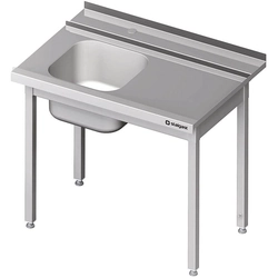 Loading table (L) 1-compartment | without dishwasher shelf STALGAST | 800x750x880 mm | welded
