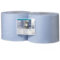 Industrial heavy-duty cleaning cloth, blue, kobi roll, 2 pcs, Tork 130081