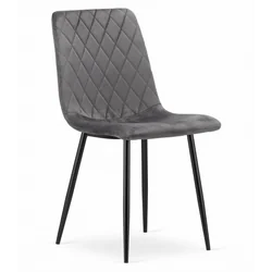 TURIN chair - dark gray velvet x 1