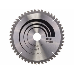 Bosch circular saw blade 210 x 30 mm | number of teeth: 48 db | cutting width: 2 mm