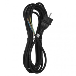 EMOS Flexo rubber cord 3 × 1mm2, 5m, black