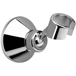 Point shower holder, articulated, chrome