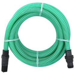 Sací hadice s PVC spojkami, 7 m, 22 mm, zelená
