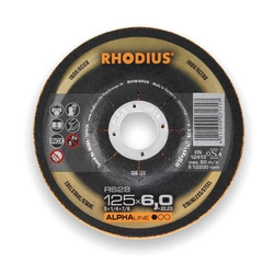 125x7.0 Rhodius RS28 Alphaline stainless steel scraper