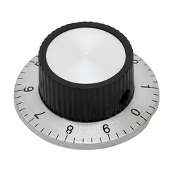 Potentiometer knob with scale diameter 1 Piece