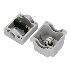 Control circuit devices combination in enclosure Spamel ST22K1\06-1 Grey Plastic IP65