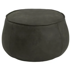 The pouffe Mie olive green